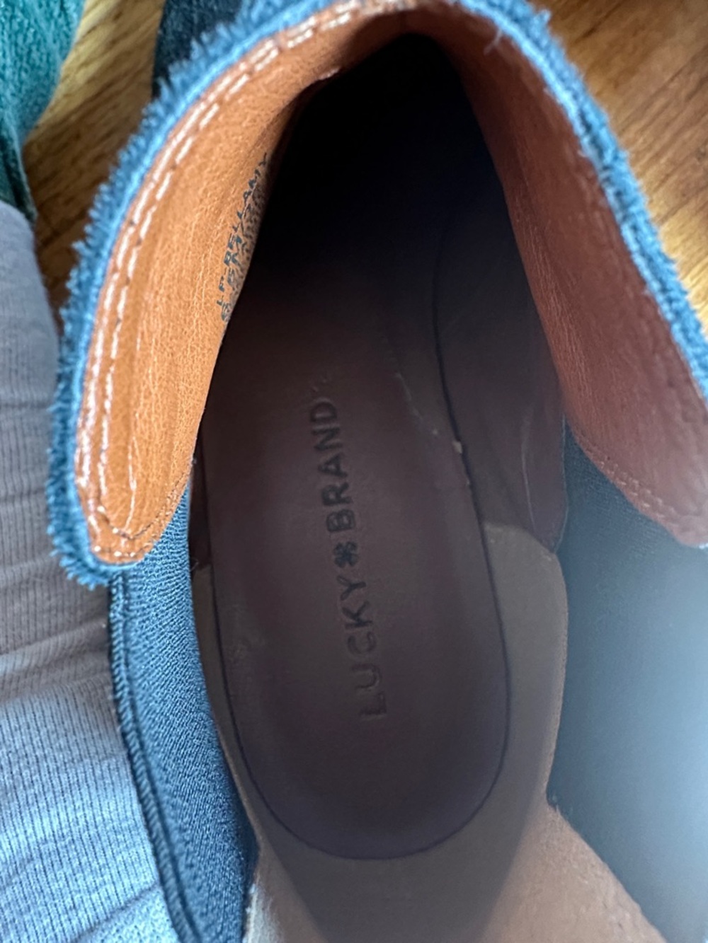 Lucky Brand Black Suede Ankle Booties - Picture 4 of 5